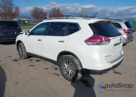 2015 Nissan Rogue Sl z USA, uszkodzony, nr VIN 5N1AT2MV7FC771149
